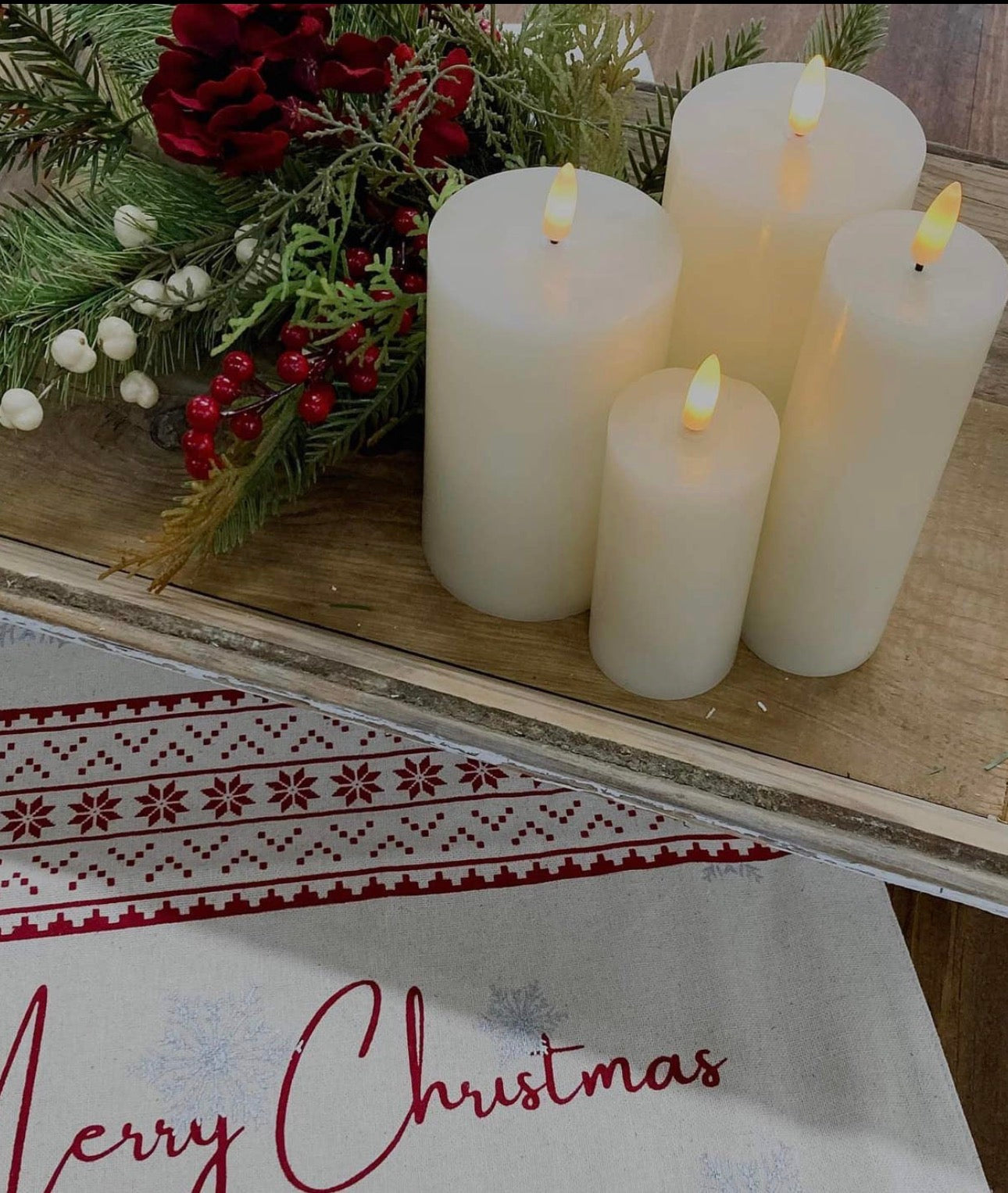 🕯️ Warm Glow Flameless Candle – 3x6