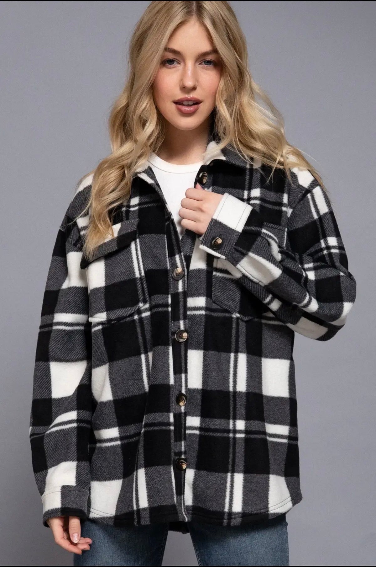 🖤 The Everly Plaid Shacket