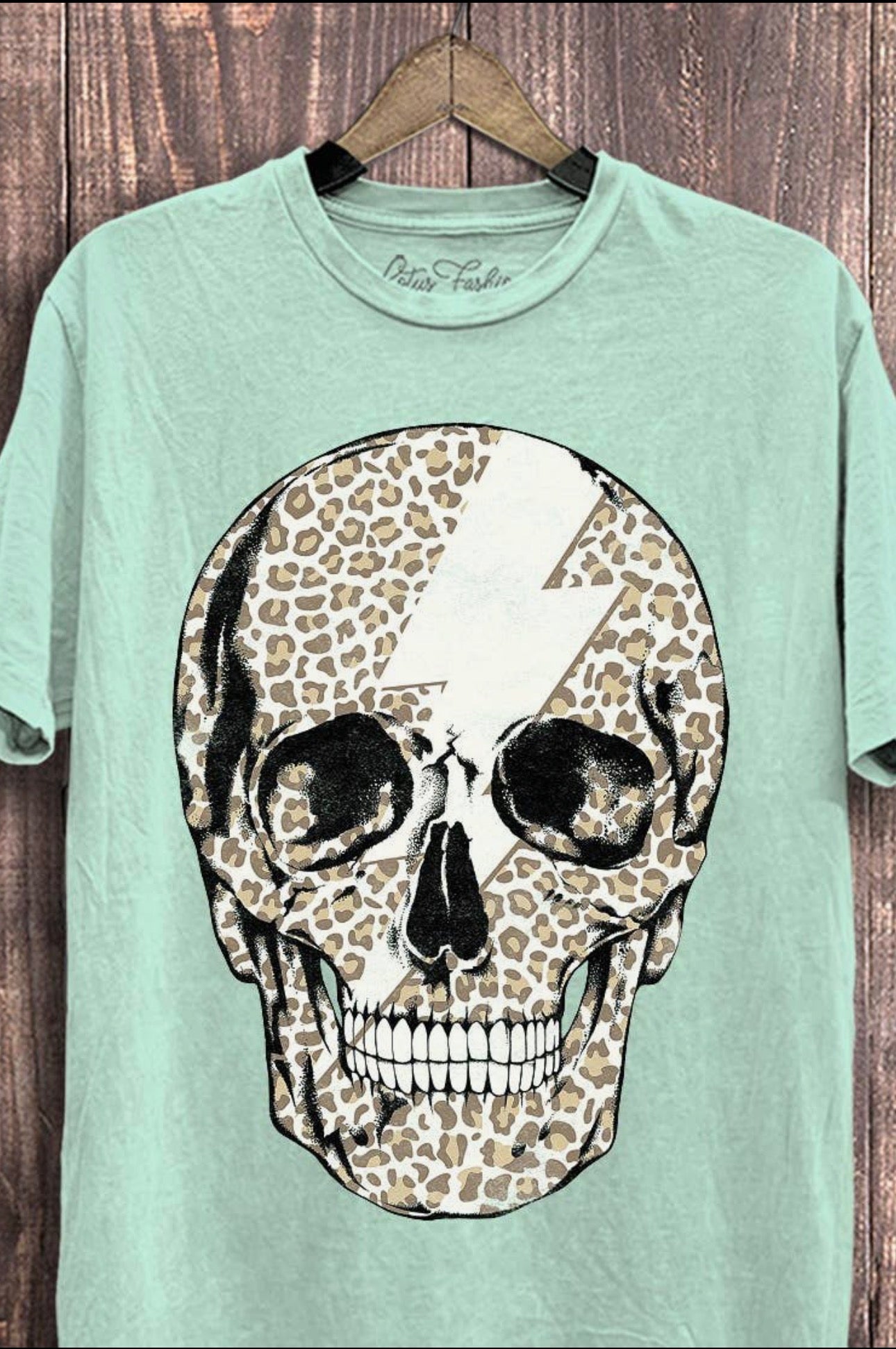 Wild Bolt Mineral Wash Graphic Tee ⚡💀