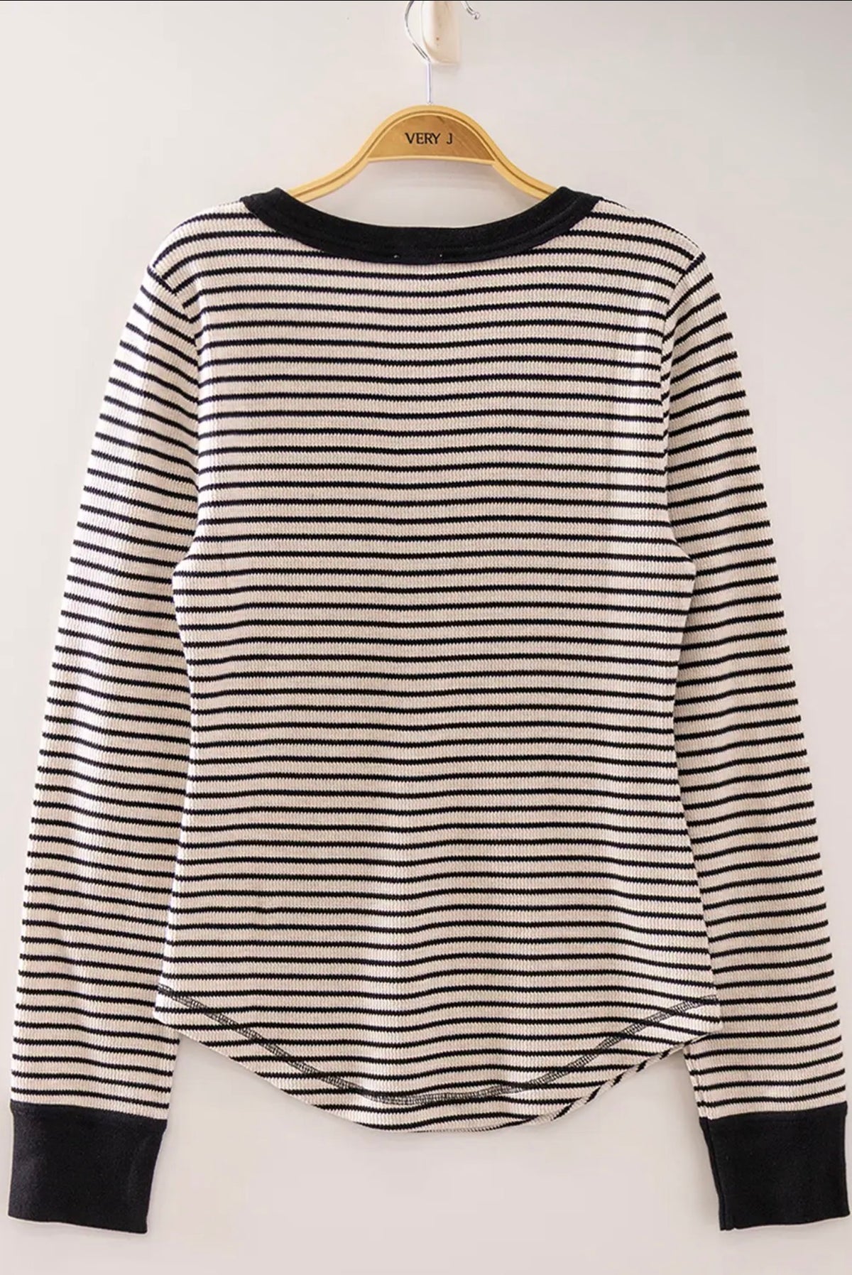 The Sienna Striped Henley Top π€
