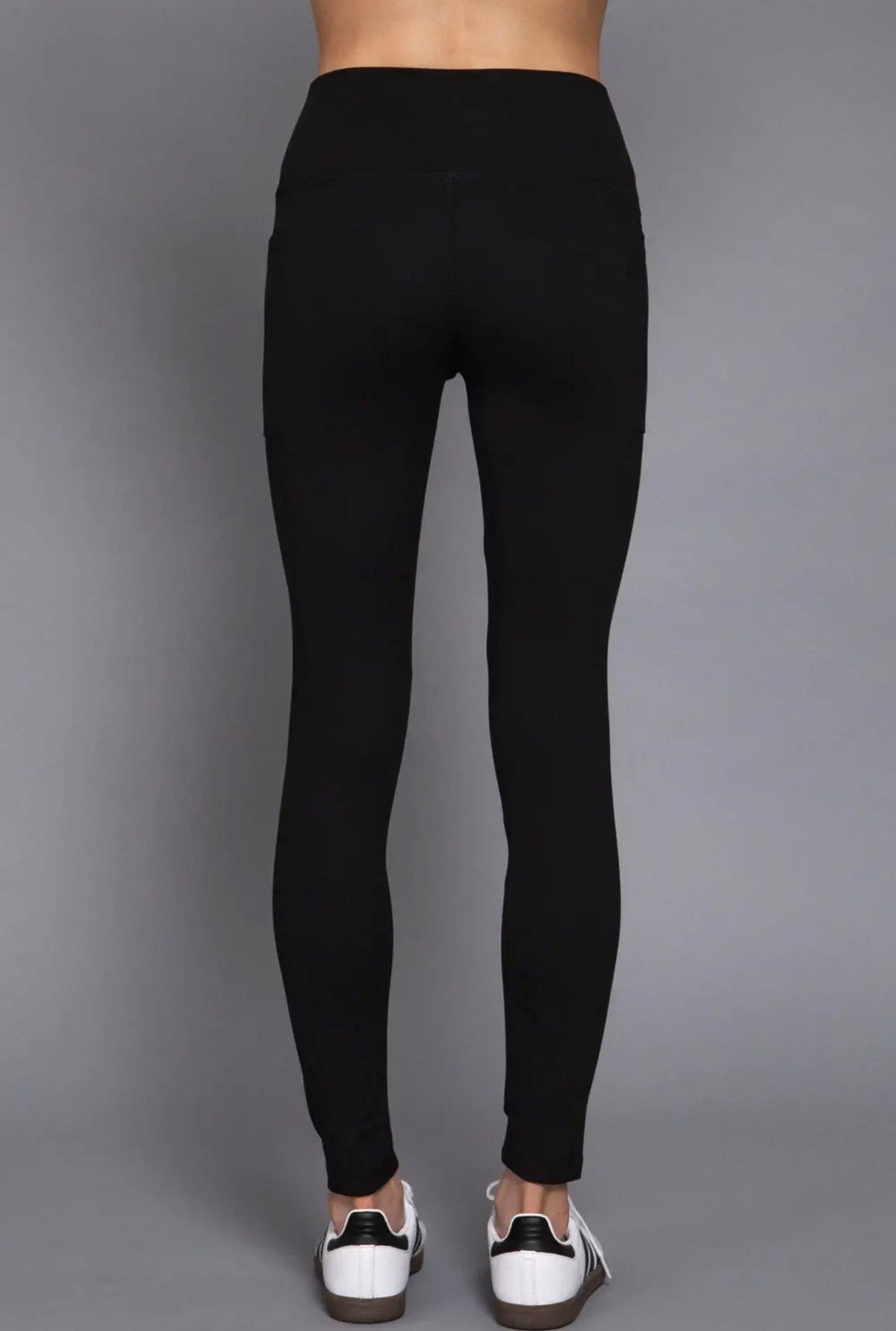 Reagan Black High-Rise Pocket Leggings