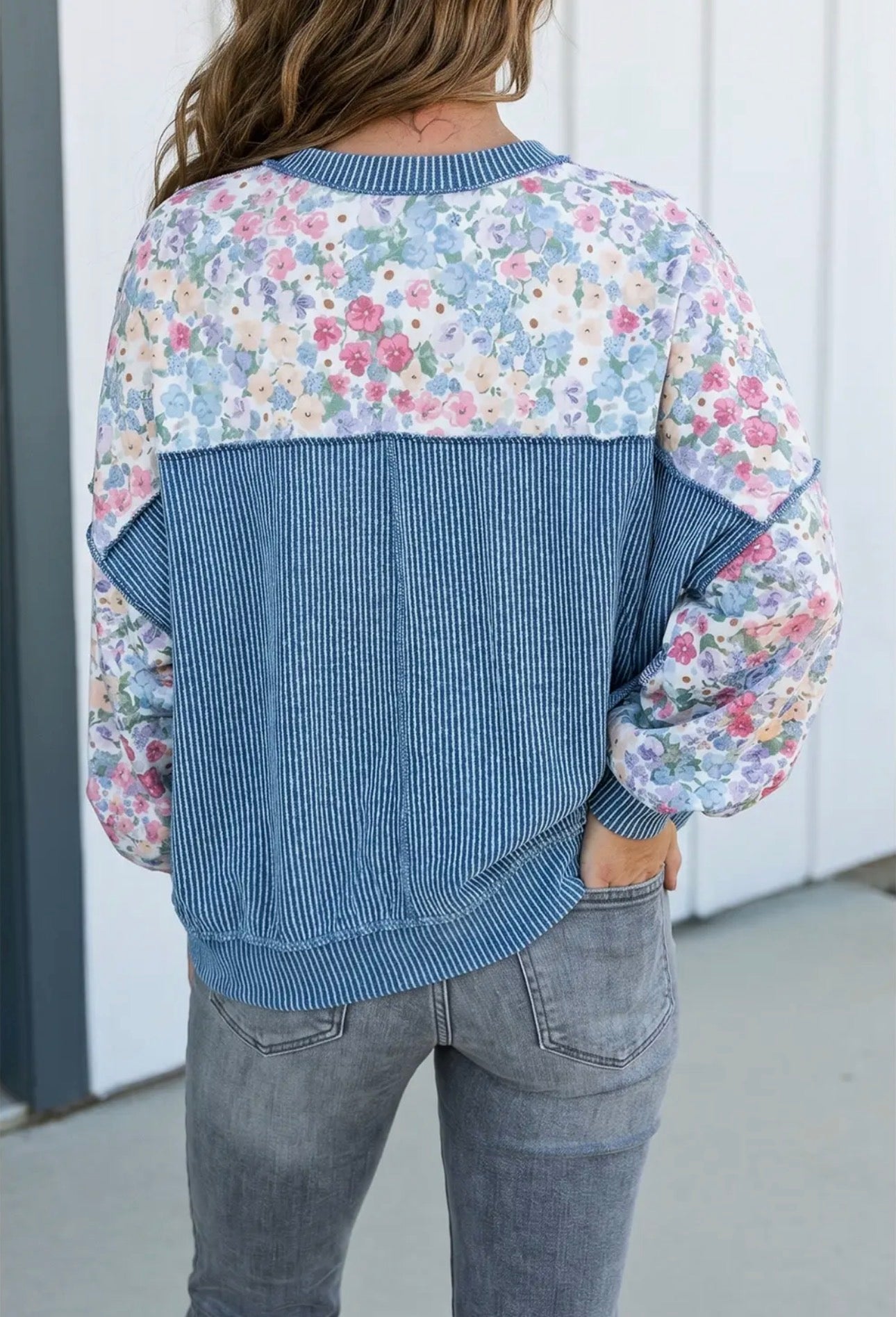 Bluebell Bloom Pullover