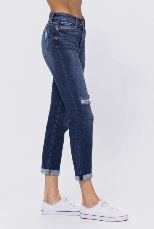 The Brooke High-Rise Boyfriend Jeans