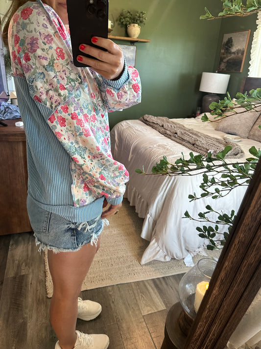 Bluebell Bloom Pullover