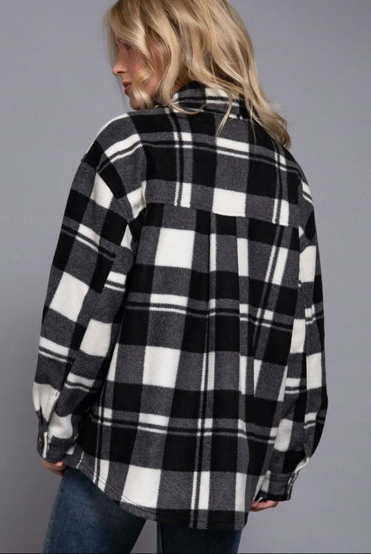 🖤 The Everly Plaid Shacket