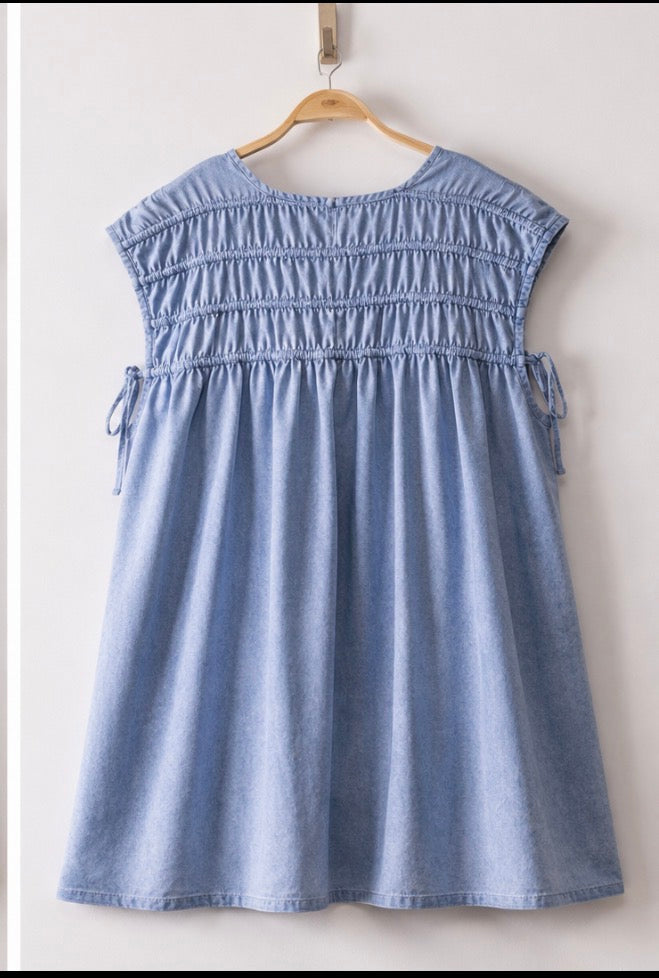 Indigo Skies Mini Dress