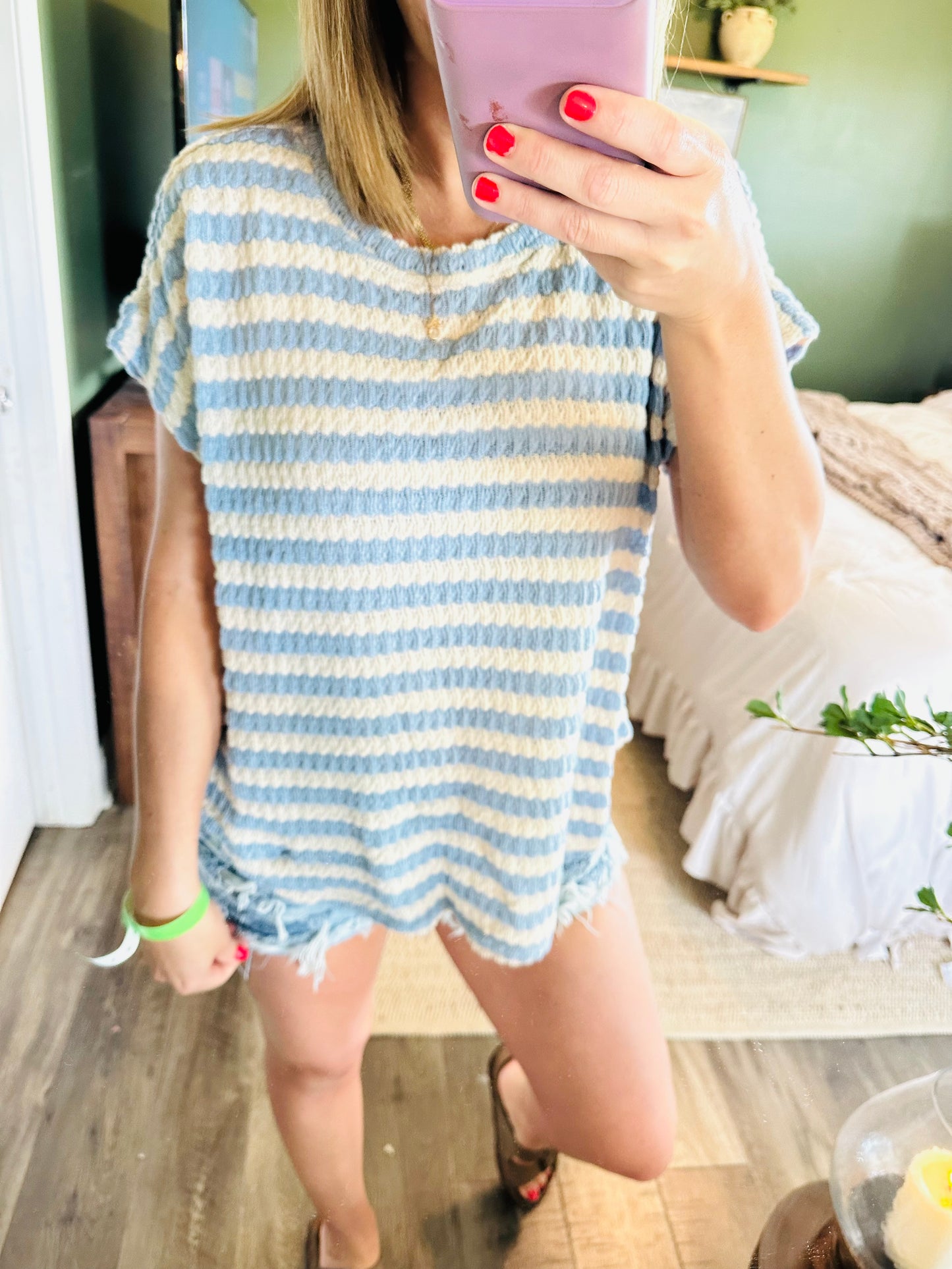 Seaside Breeze Knit Top