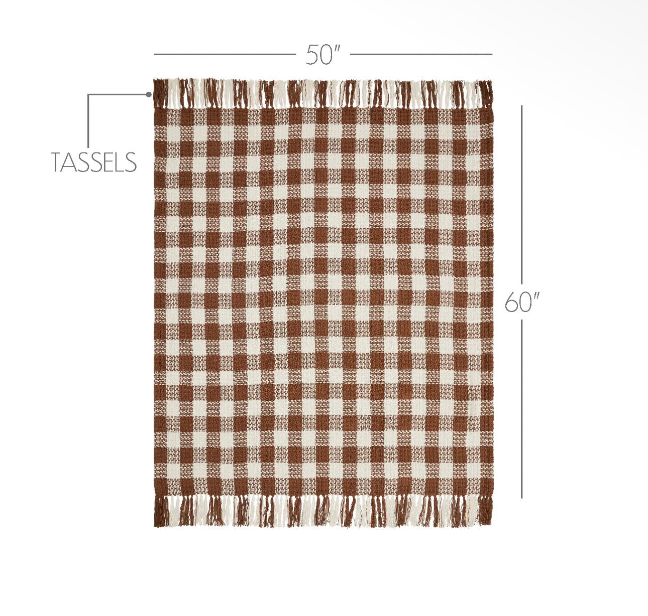 Amber Heritage Check Throw Blanket