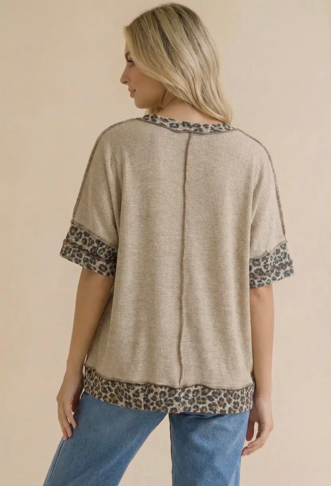 🐆 Wildly Cozy Waffle Knit Top