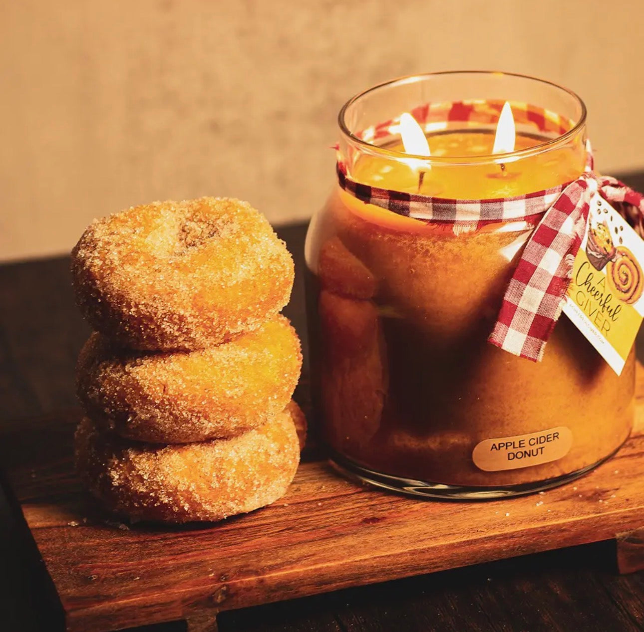 Apple Cider Donut Candle – 34 oz Double Wick