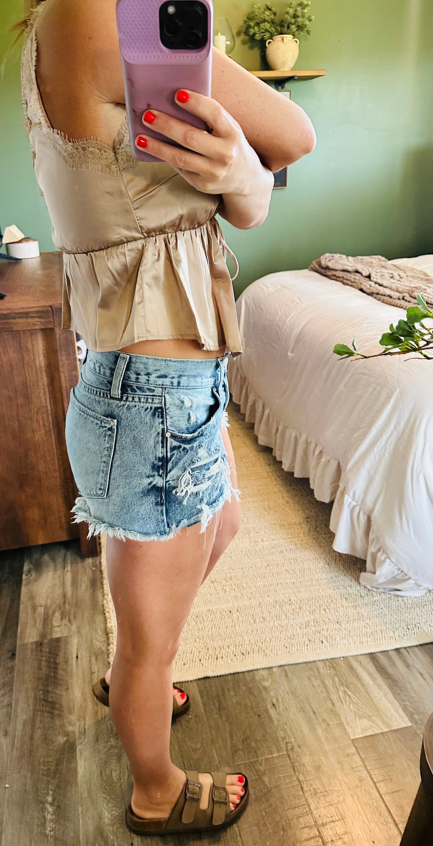 Champagne Kisses Lace Cami