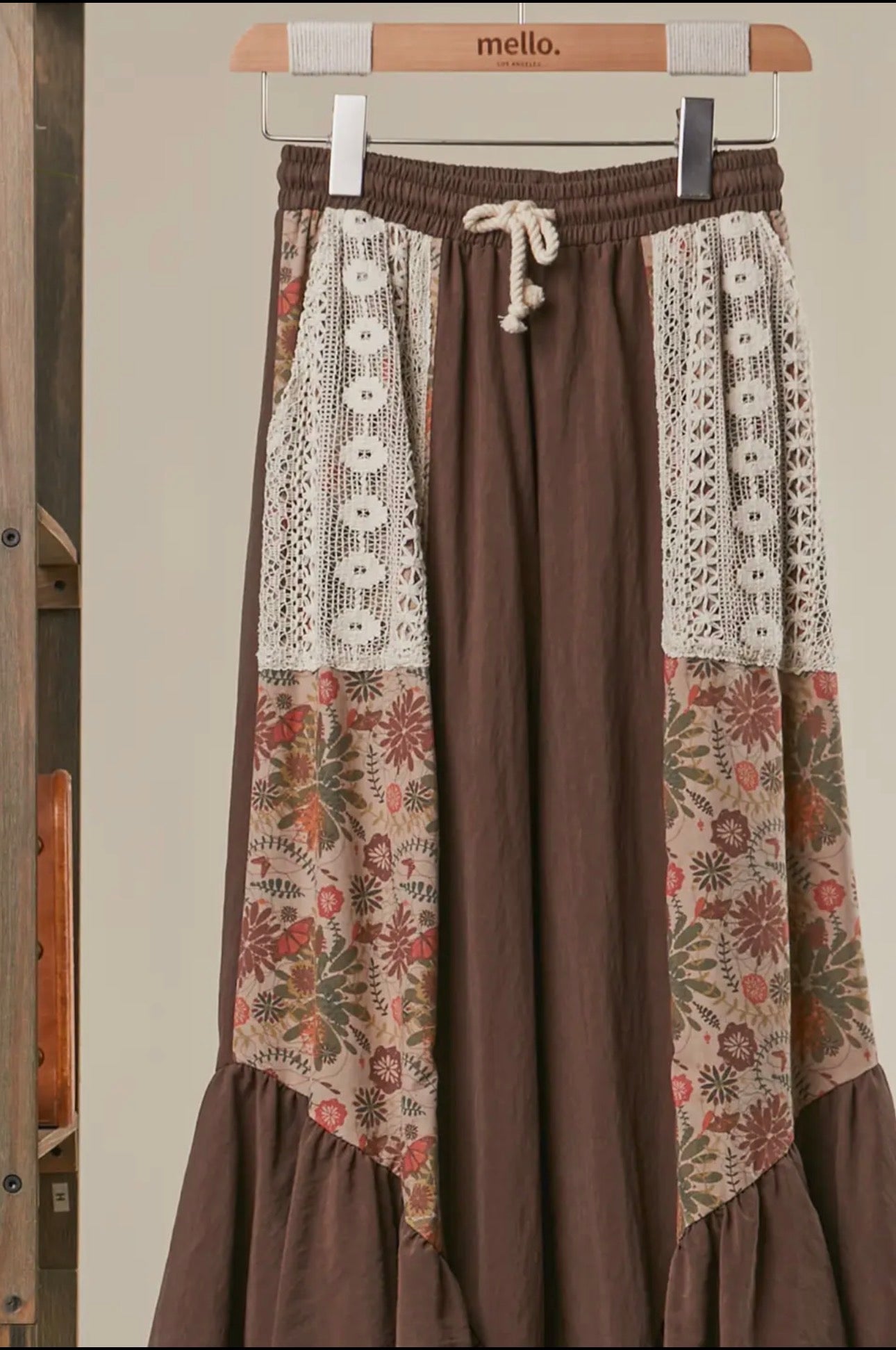 Harvest Patchwork Palazzo Pants