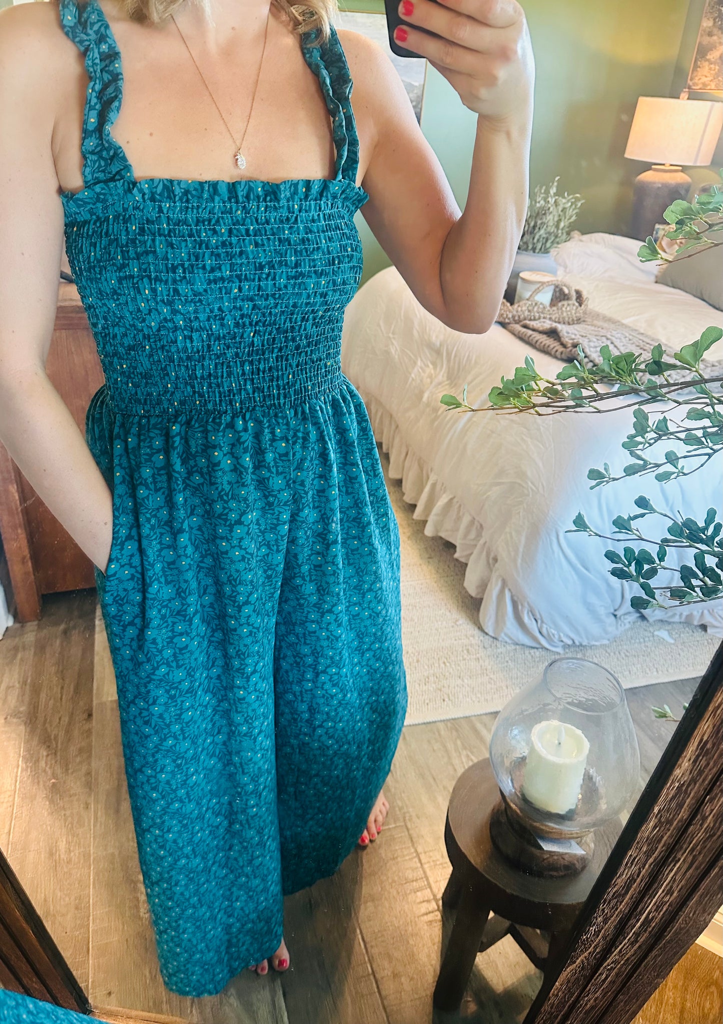 Emerald Meadow Jumpsuit 💚🌿