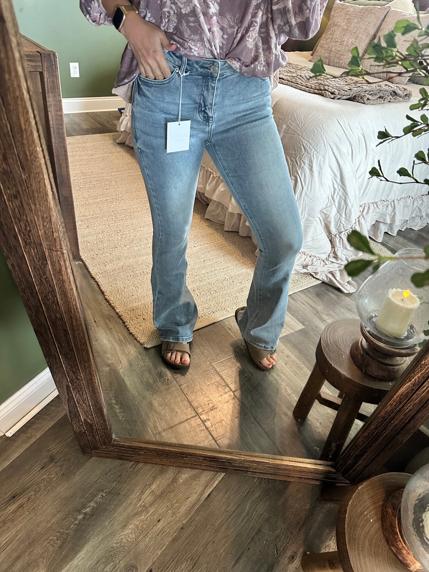 Harper High-Rise Flare Jeans