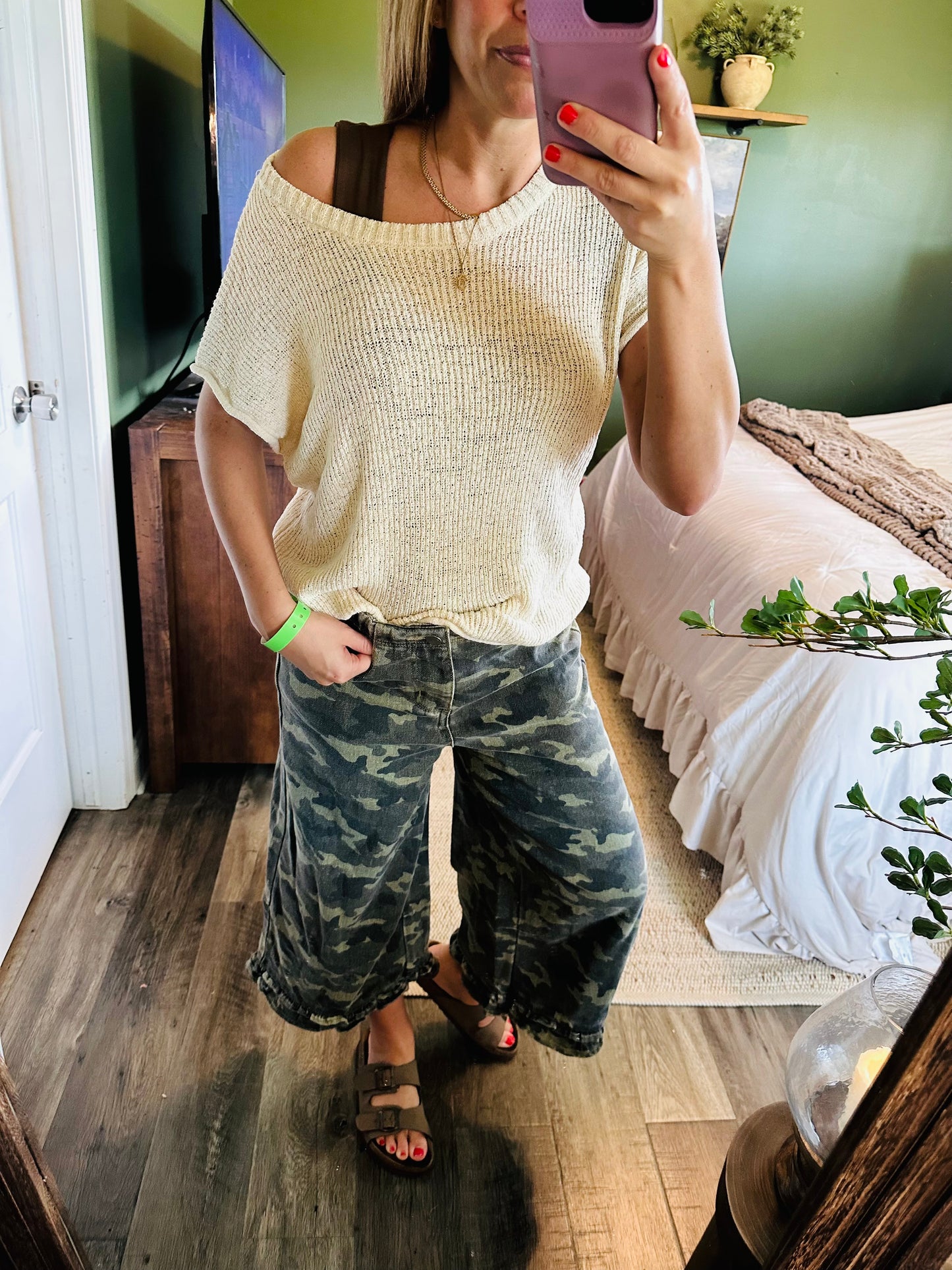 🤍 Ivory Breeze Sweater Top