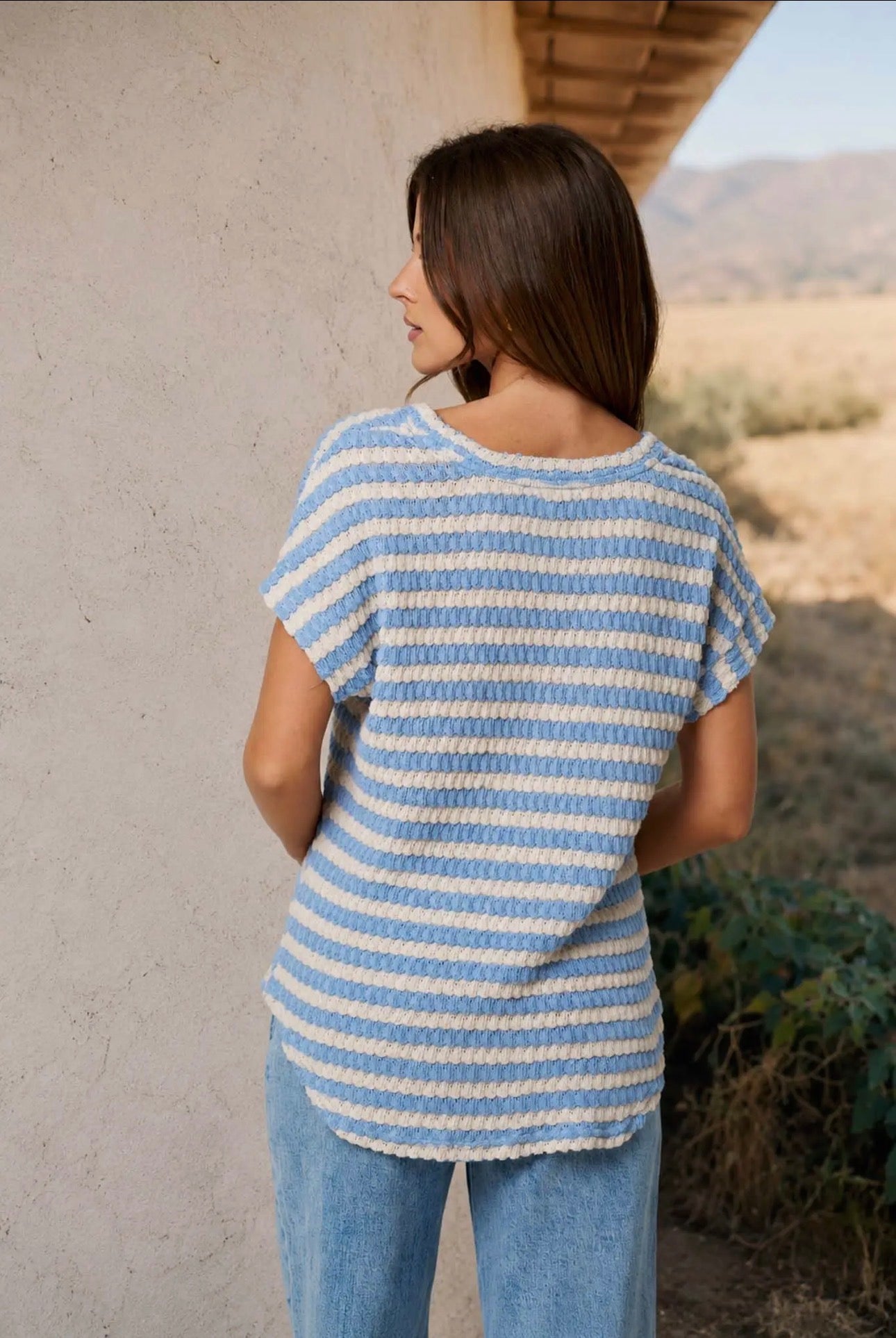 Seaside Breeze Knit Top