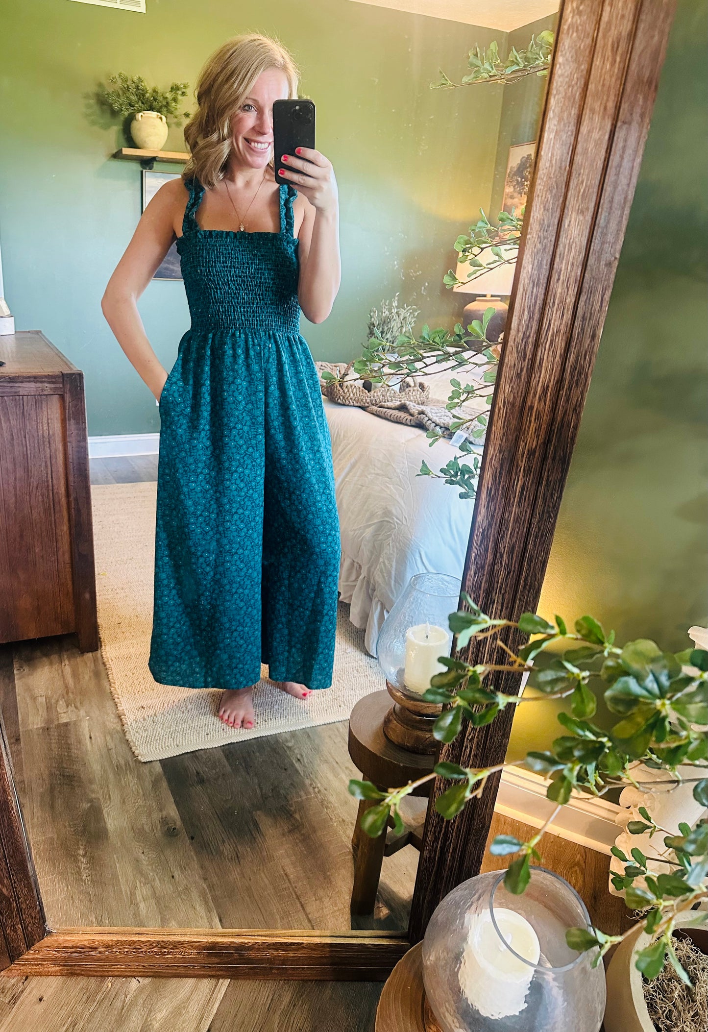 Emerald Meadow Jumpsuit 💚🌿