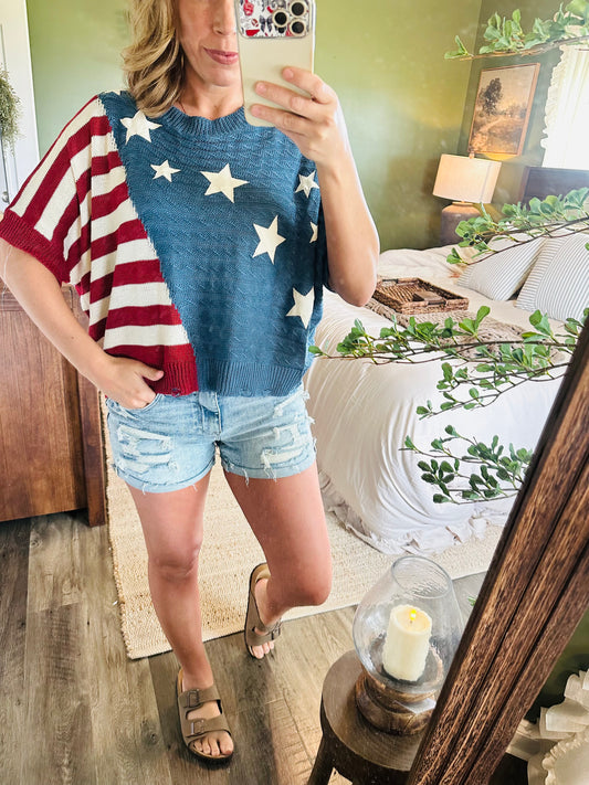 American Spirit Knit Sweater
