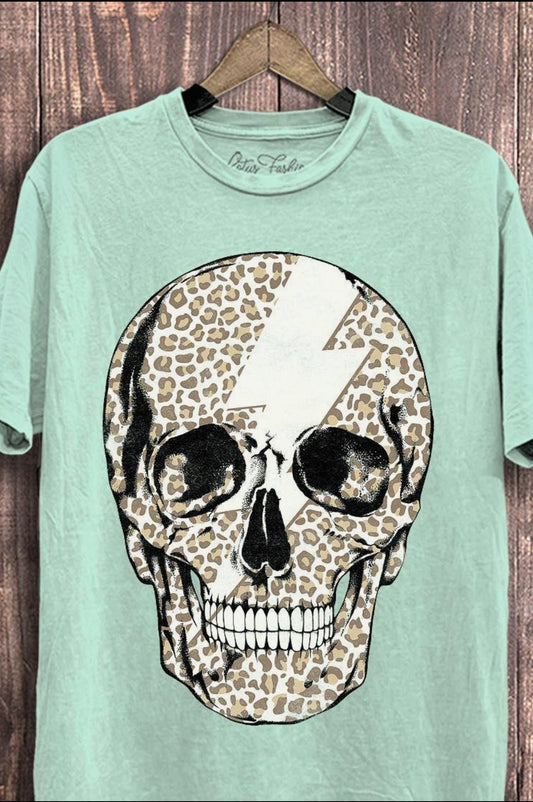 Wild Bolt Mineral Wash Graphic Tee ⚡💀