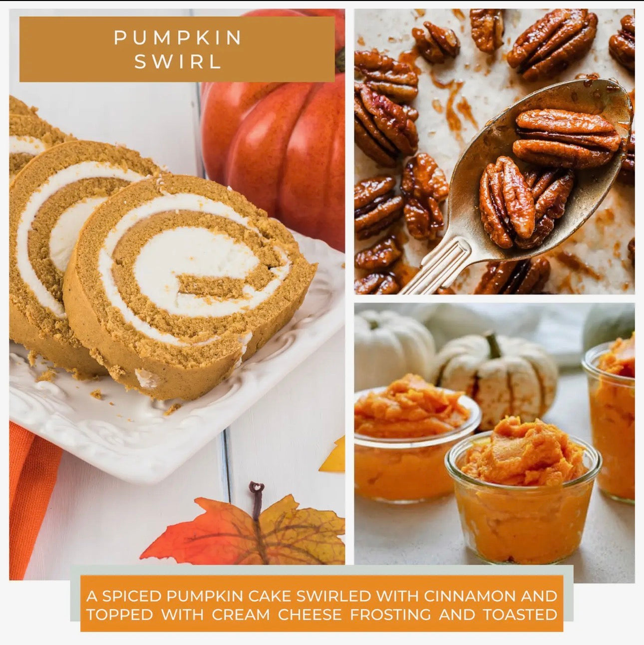 Pumpkin Swirl Papa Jar Candle