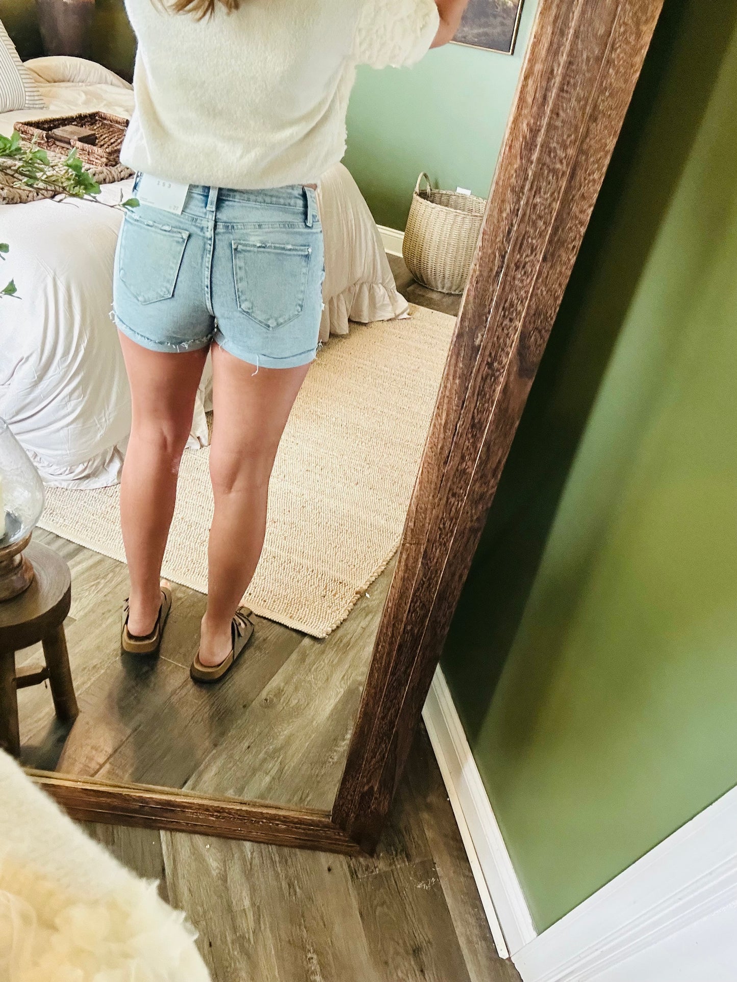 Sandy Shore Cuffed Shorts