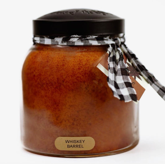 Whiskey Barrel Papa Jar Candle