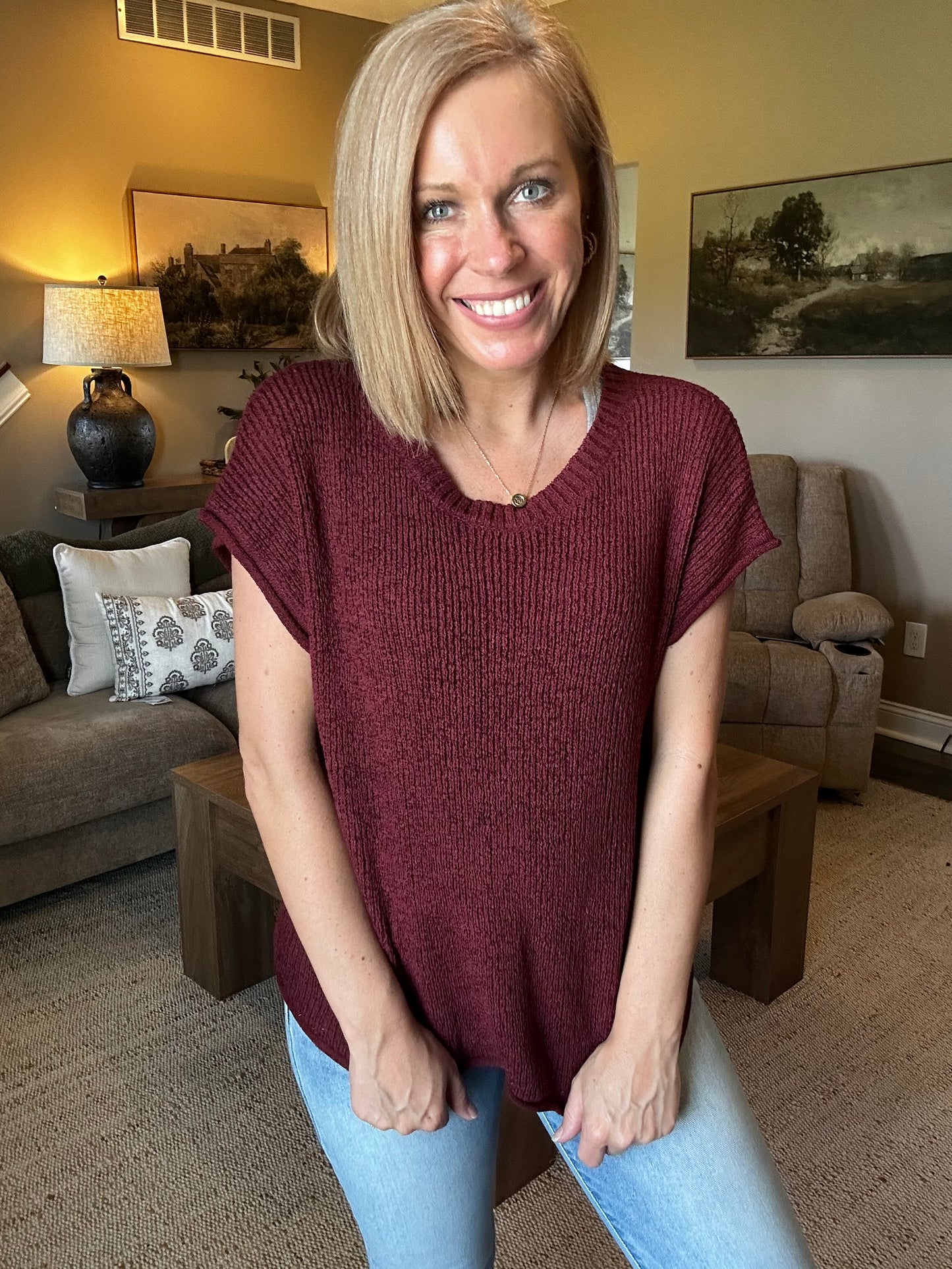 Merlot Moments Sweater