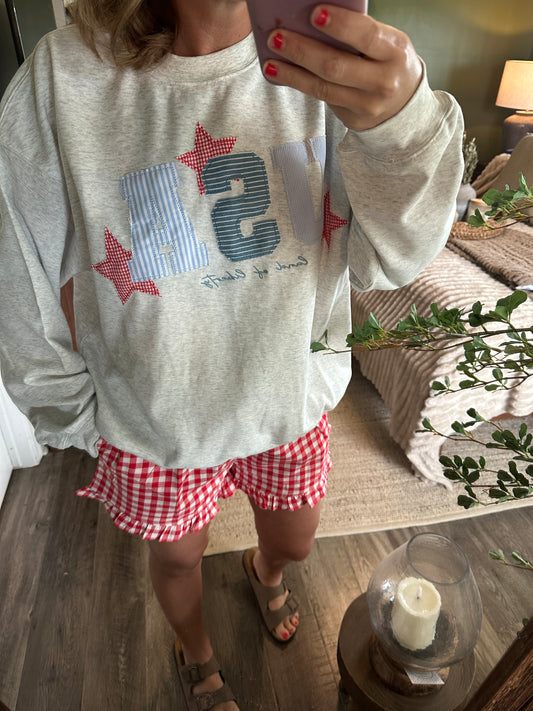 Stars & Stripes Cozy Pullover 🇺🇸⭐