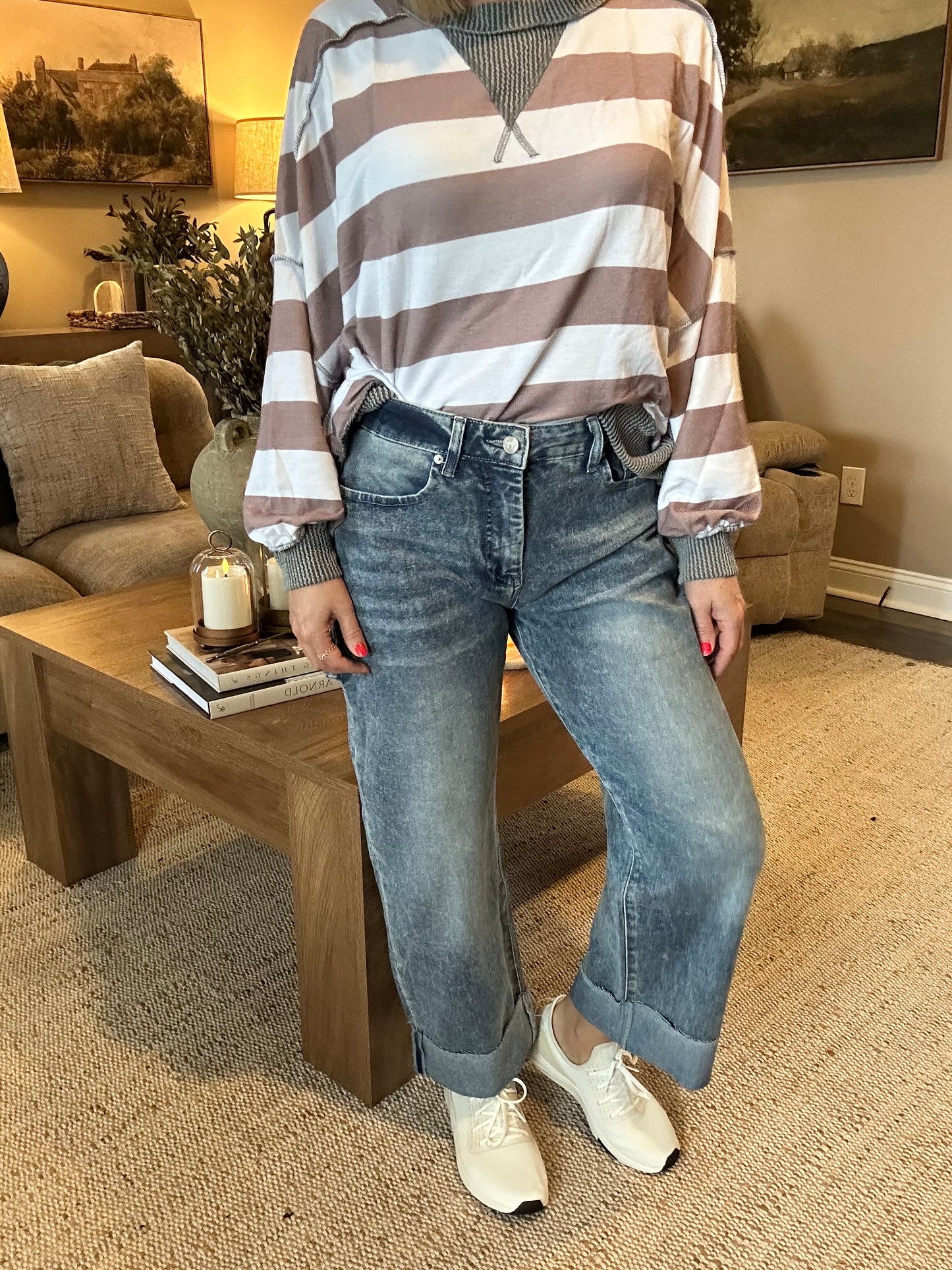 The Tessa Cuffed Carpenter Jeans
