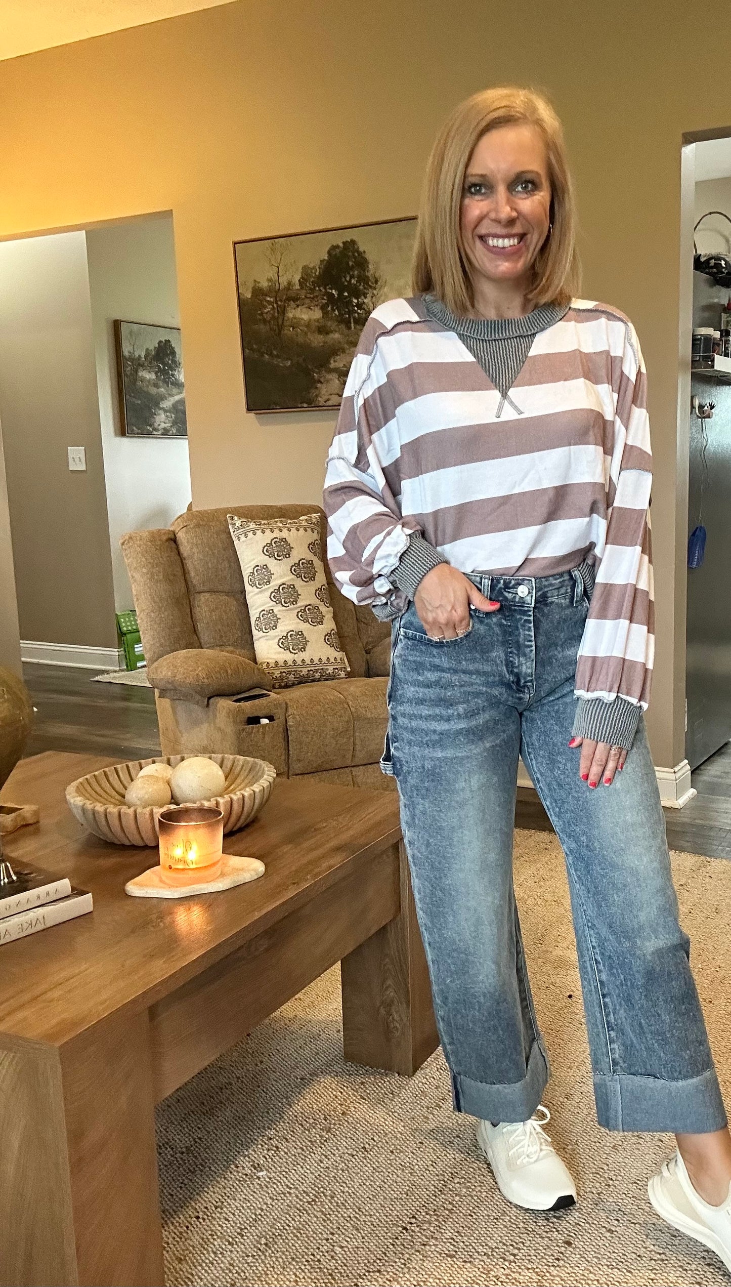 The Tessa Cuffed Carpenter Jeans