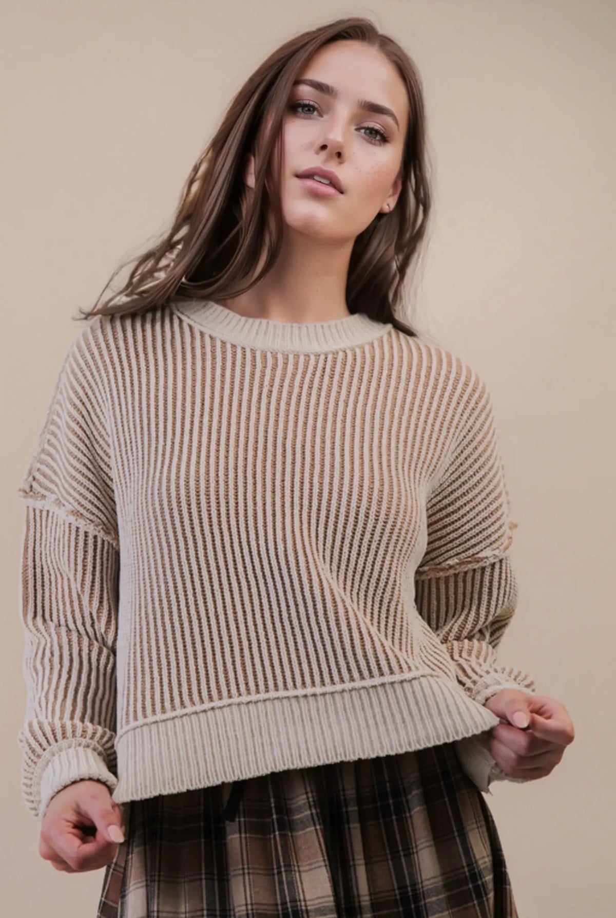 The Marlowe Striped Knit Sweater