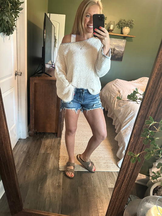 Sunday Stroll Boatneck Sweater