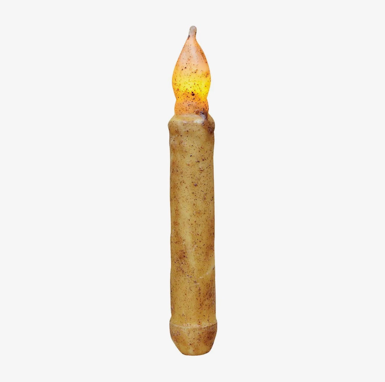 Rustic Glow LED Taper Candles (Set of 4)