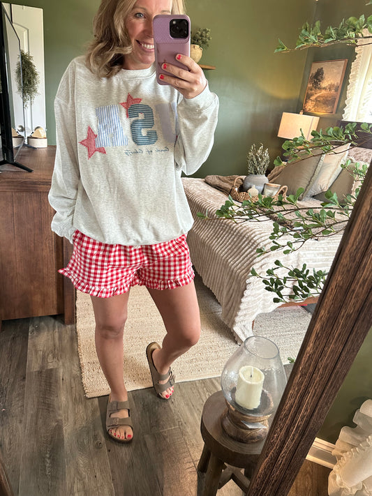 Stars & Stripes Cozy Pullover 🇺🇸⭐