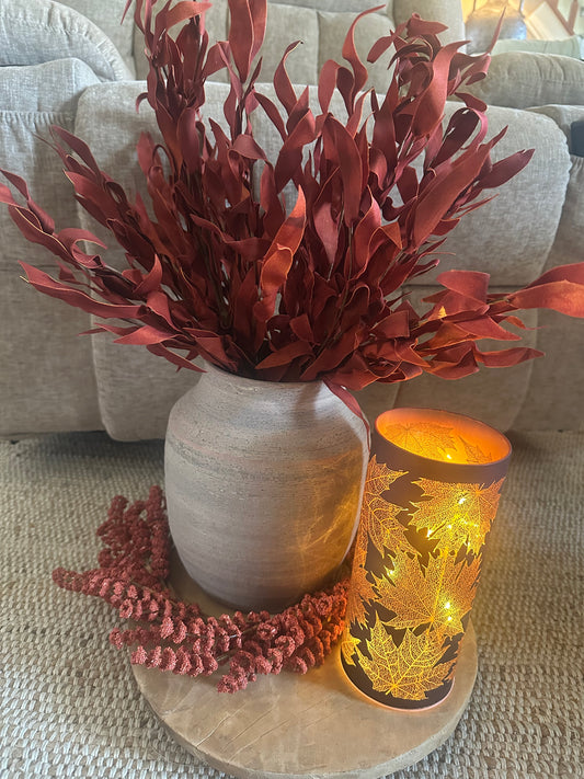 Autumn Ember Leaf Spray