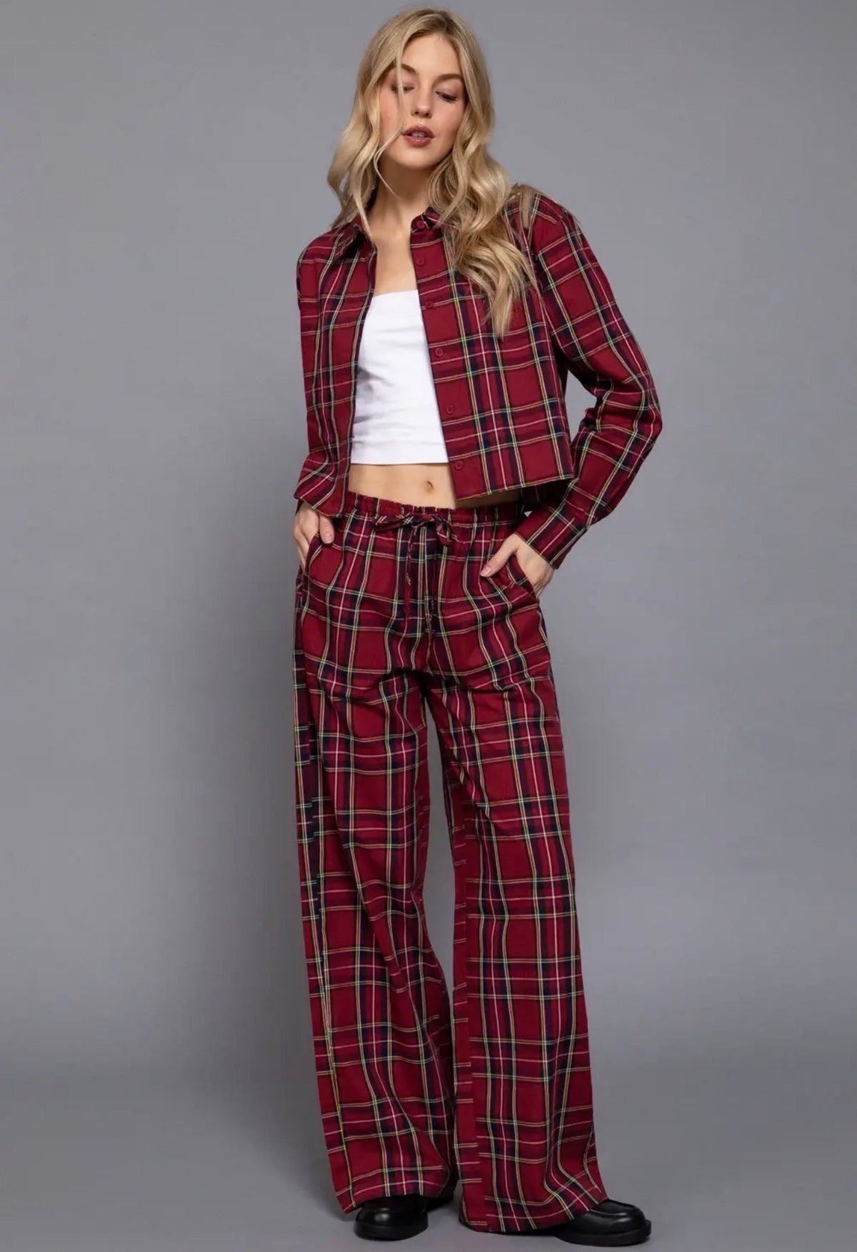 ❤️ The Rowan Plaid Matching Set