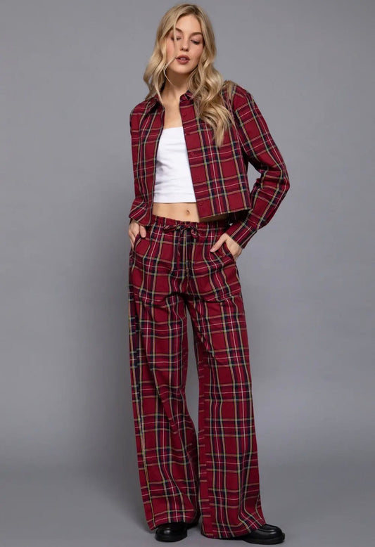 ❤️ The Rowan Plaid Matching Set
