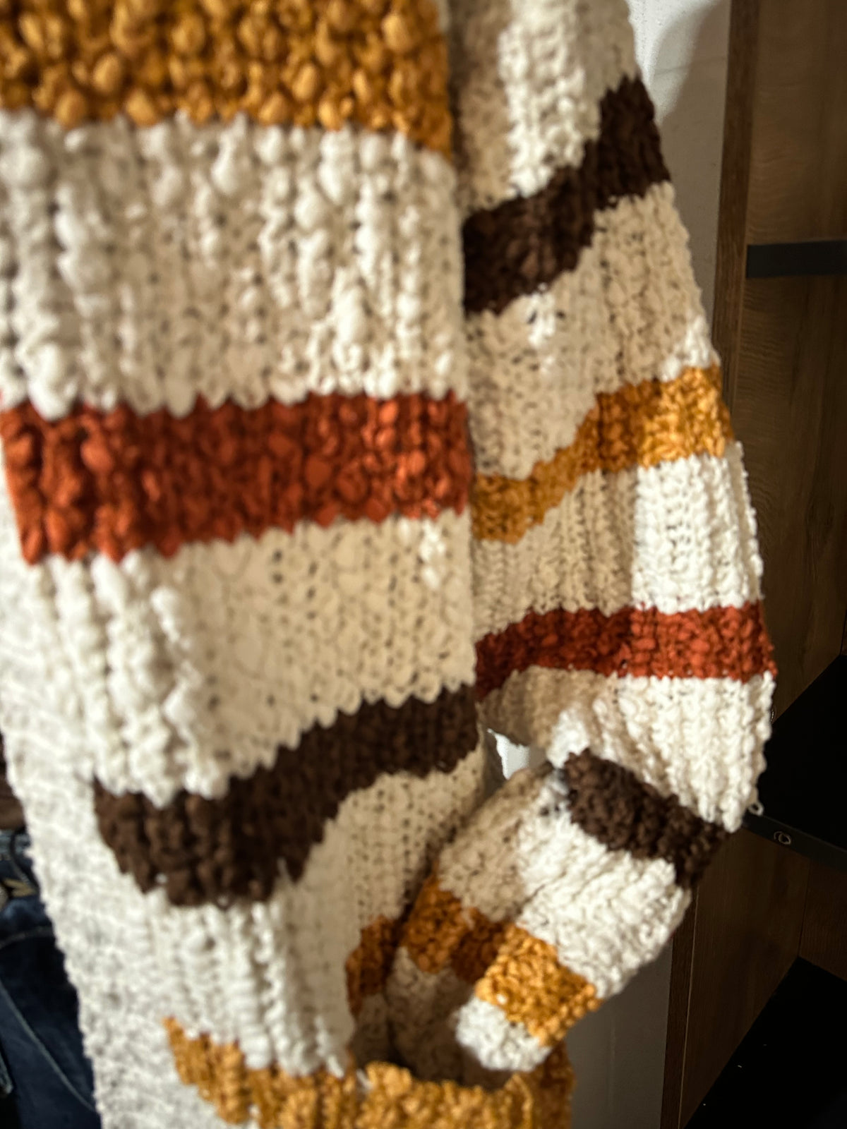 The Maren Autumn Stripe Cardigan 🍂