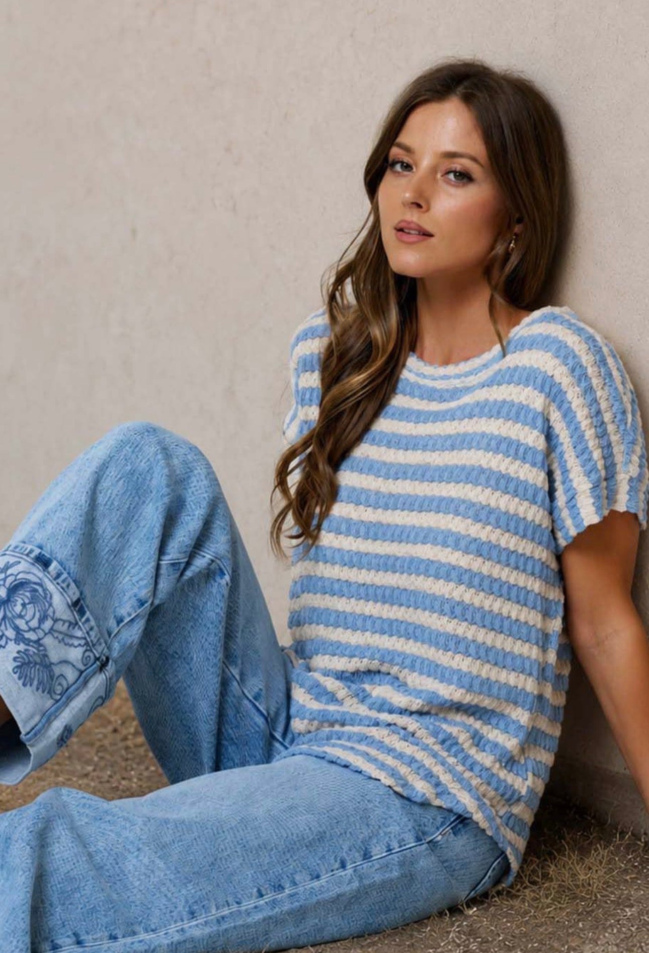 Seaside Breeze Knit Top