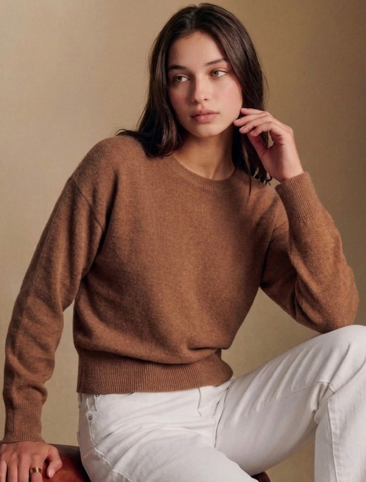 The Maisie Everyday Crew Neck Sweater 🤎