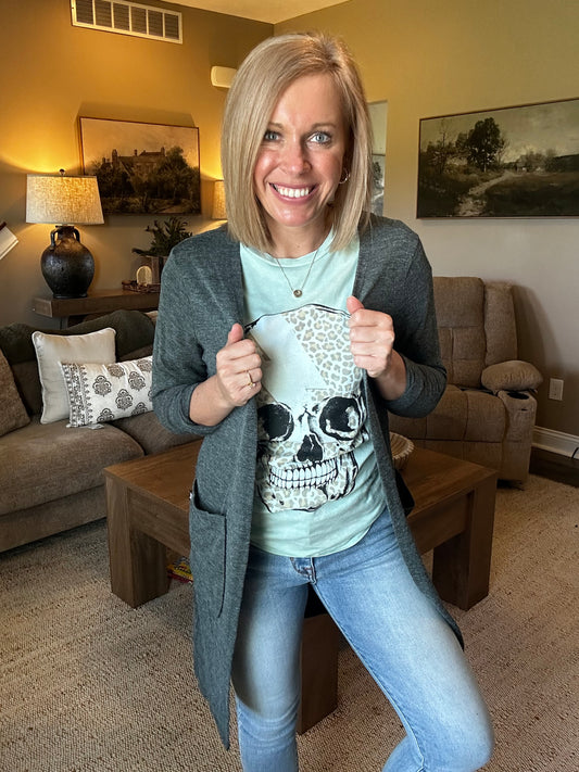 The Everly Cardigan – Forest Green