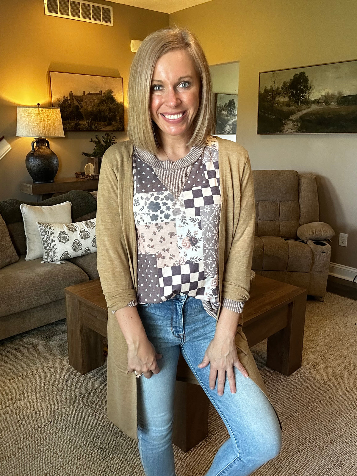 The Delaney Patchwork Pullover