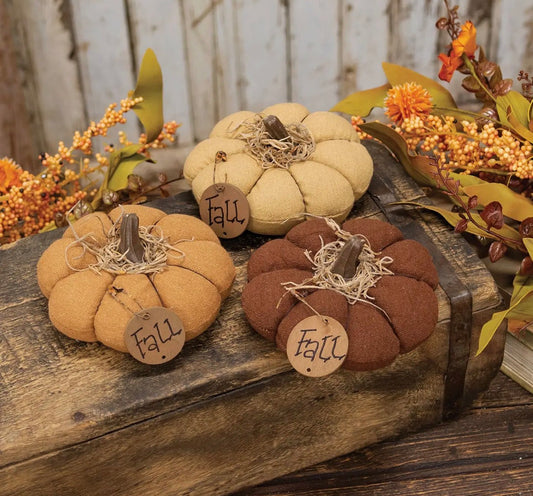 Mini Rustic Pumpkin Trio