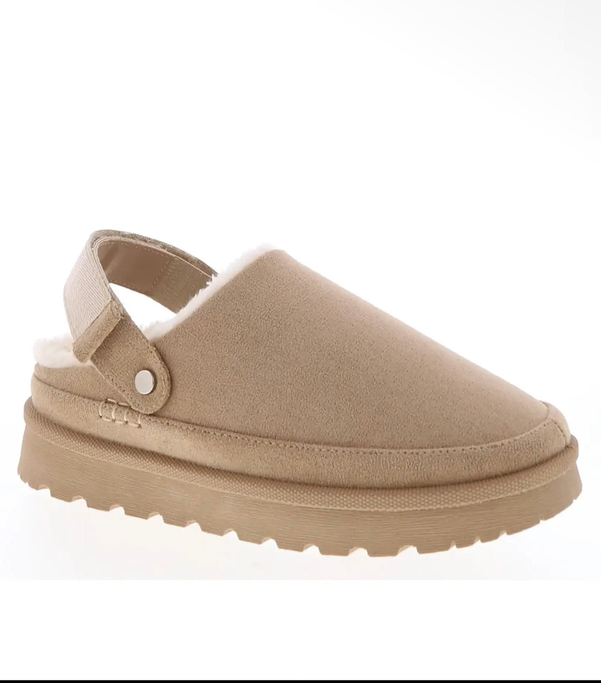 Cozy Cloud Suede Slippers – Sand