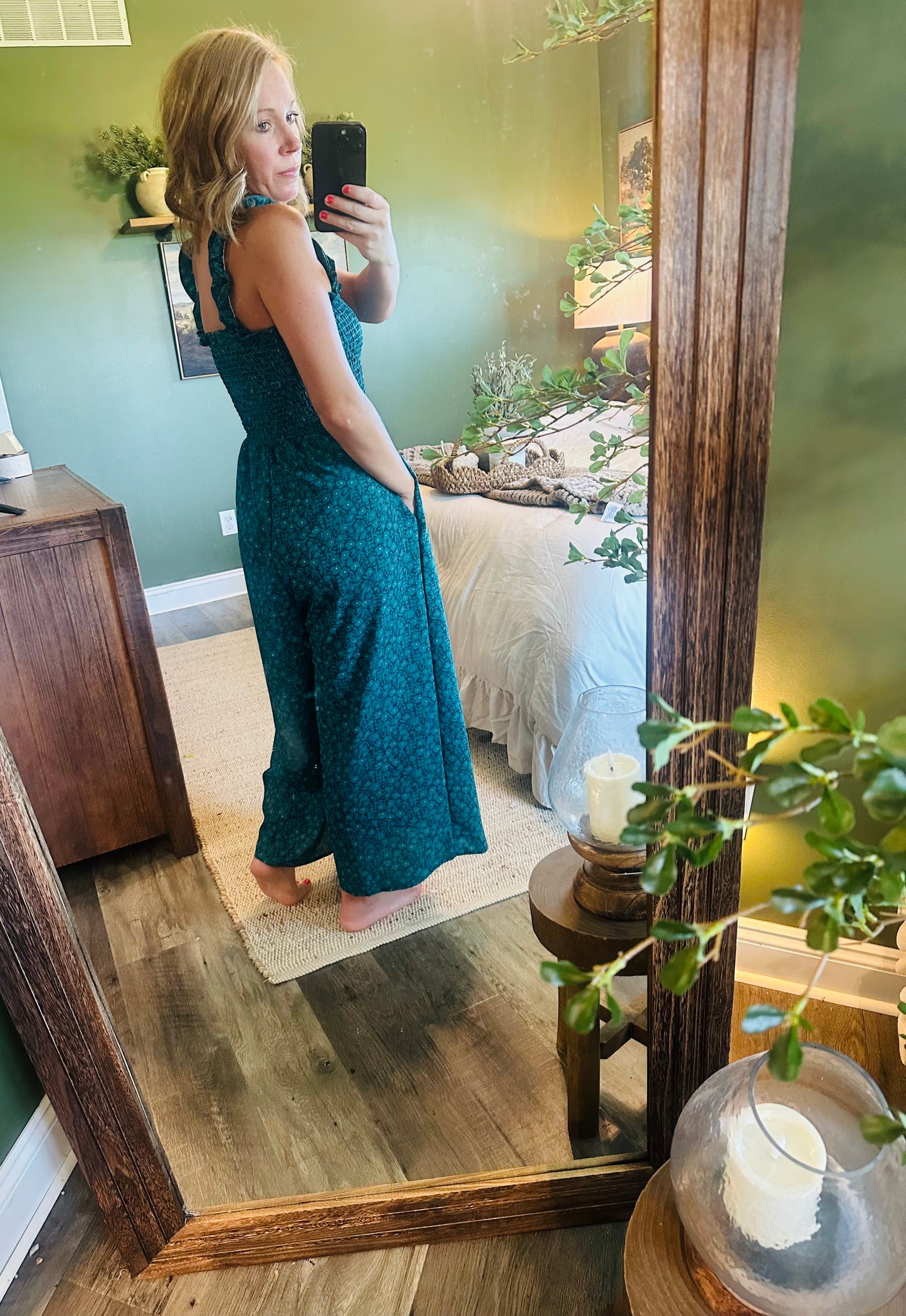 Emerald Meadow Jumpsuit 💚🌿