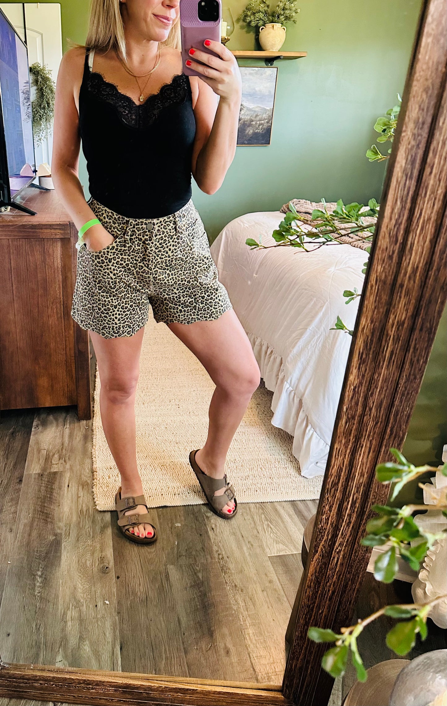🐆 Wild Side Denim Shorts