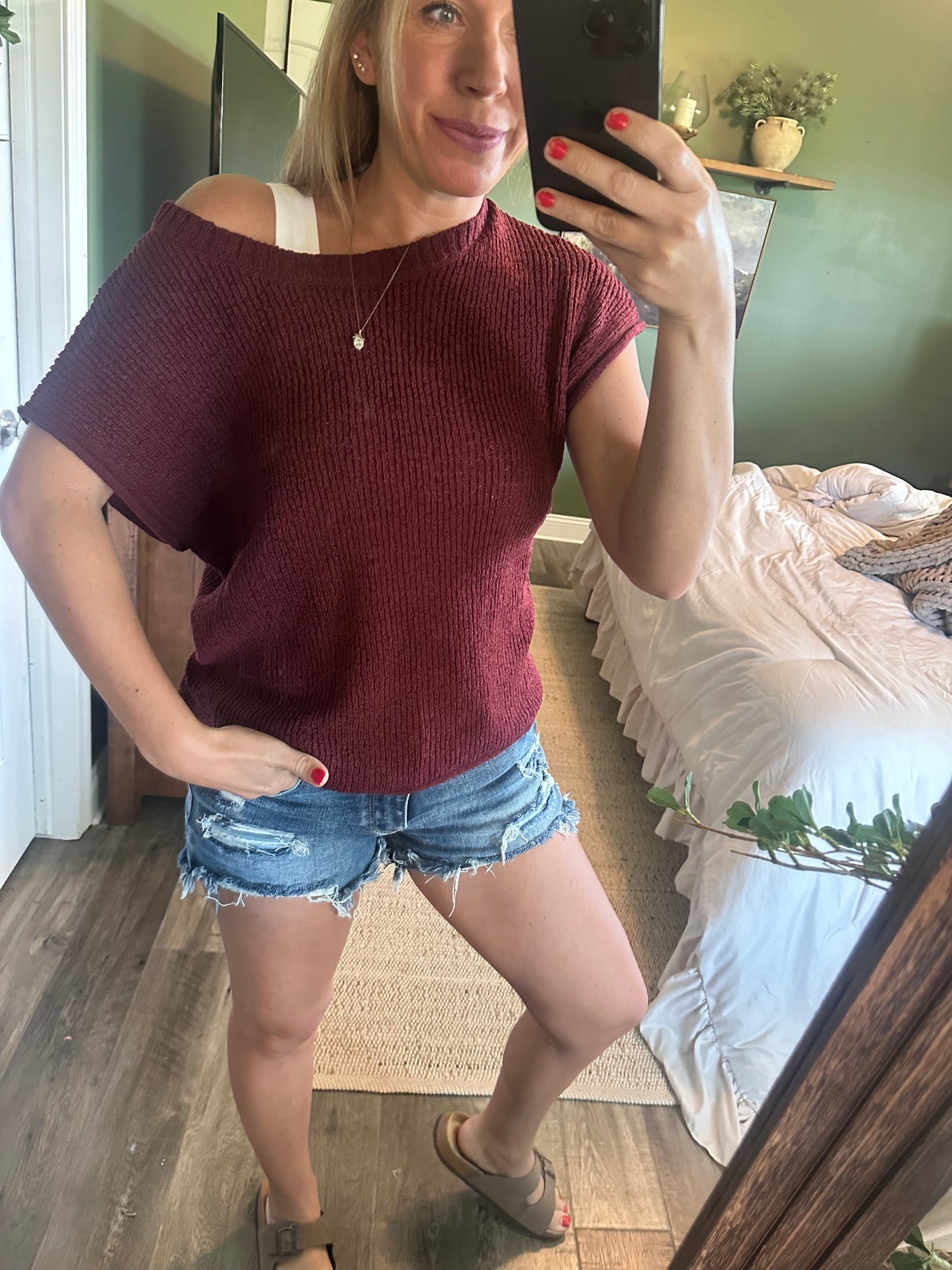 Merlot Moments Sweater