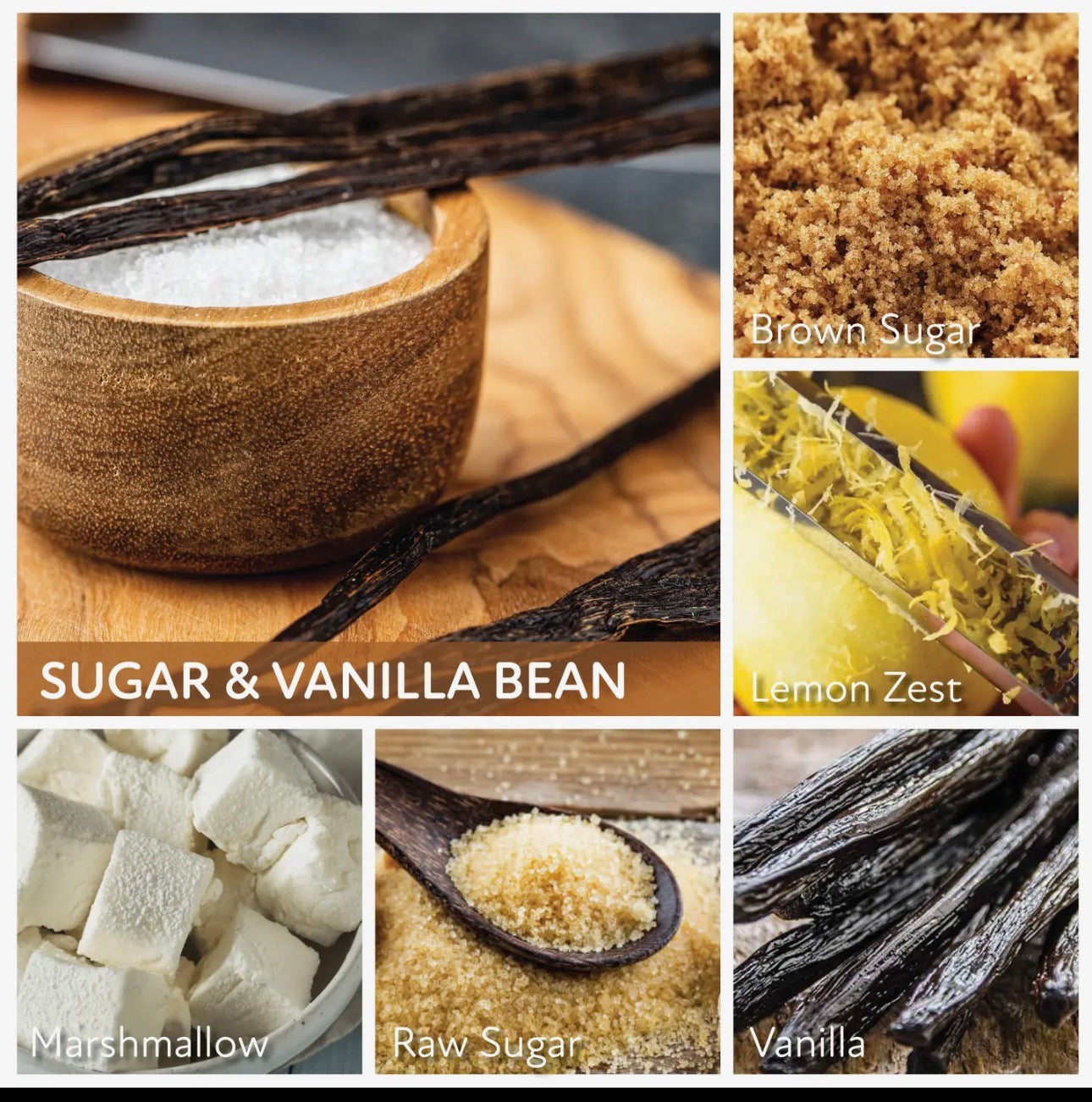 Sugar and vanilla bean