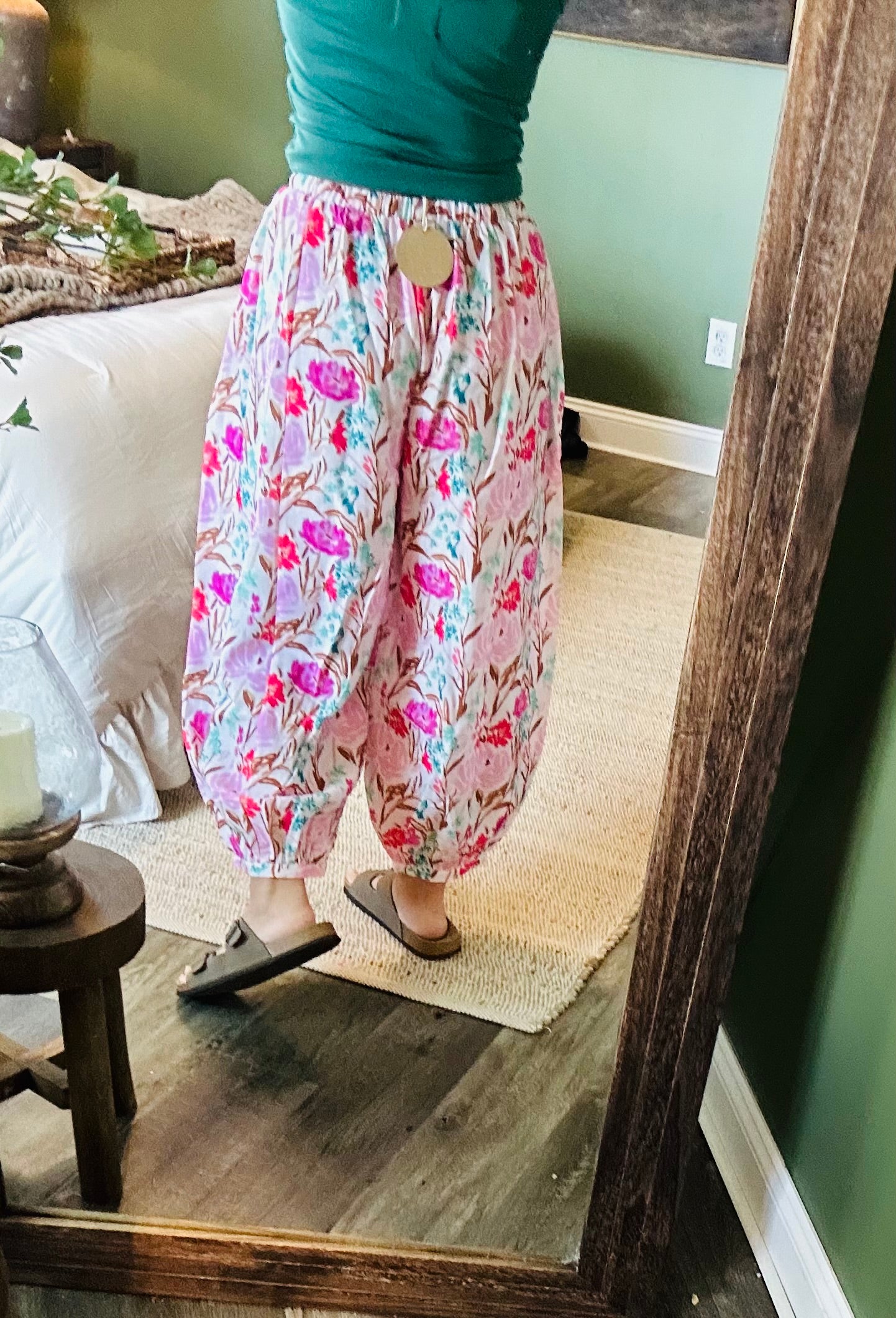 Blush Garden Harem Pants