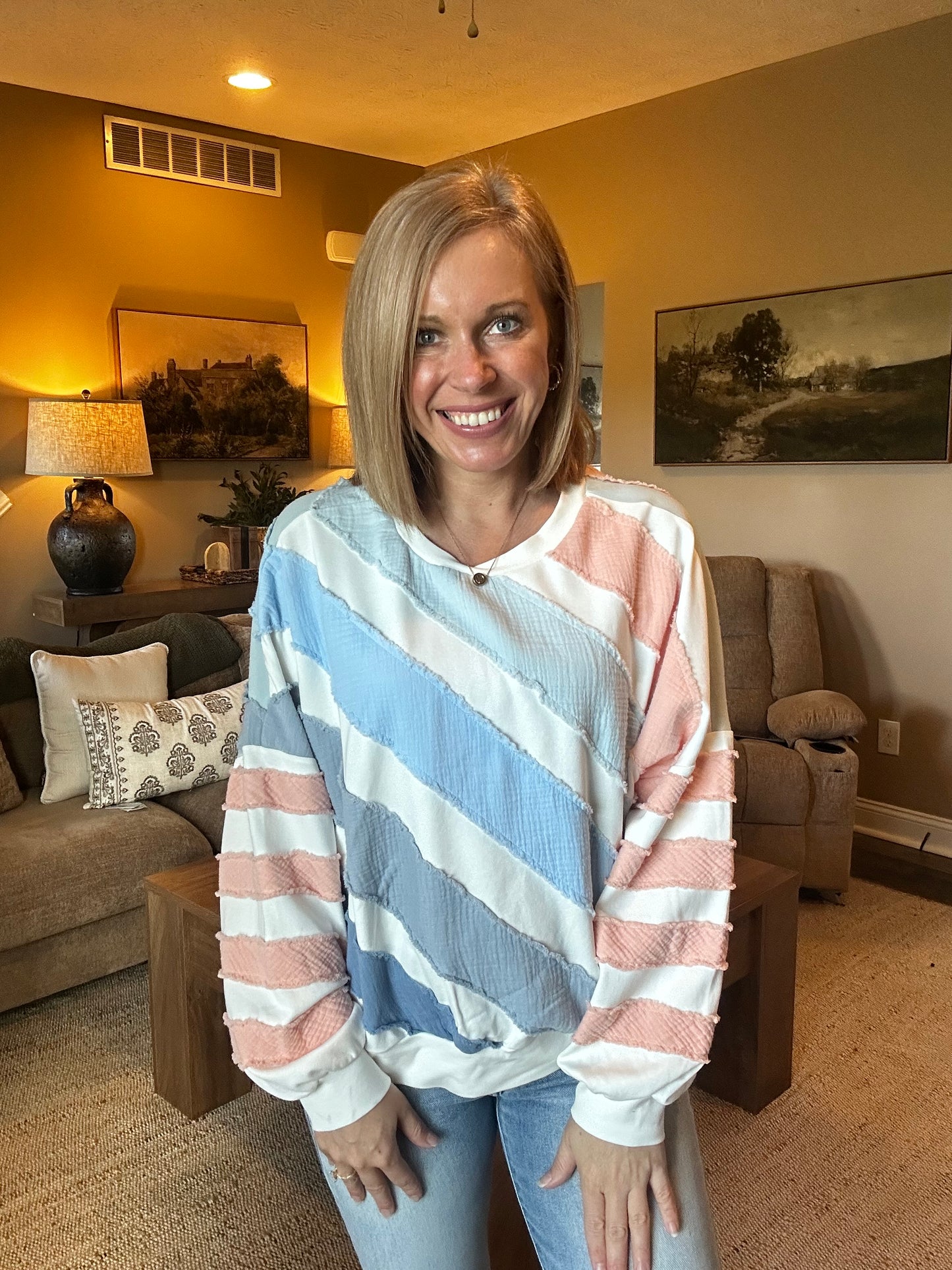 Coastal Daydream Pullover ☁️🌸